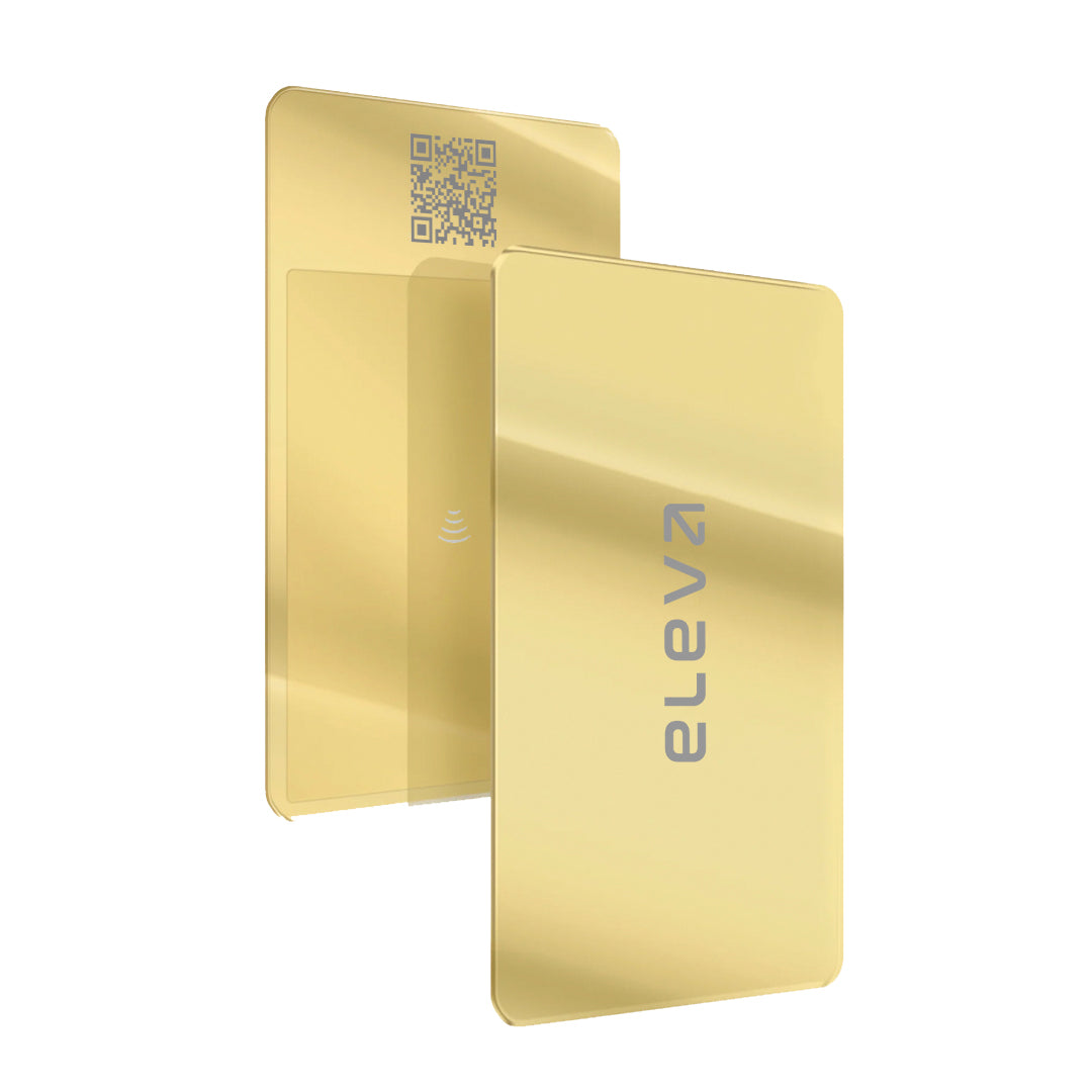 Tarjeta Eleva Baño de Oro 24K personalizable